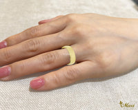 5mm Inner Engraved Ring_Barrel Shaped [14K/18K Gold/Platinum]