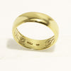 5mm Inner Engraved Ring_Barrel Shaped [14K/18K Gold/Platinum]