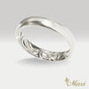 4mm Inner Engraved Ring_Barrel-Shaped [14K/18K Gold/Platinum]
