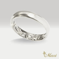 4mm Inner Engraved Ring_Barrel-Shaped [14K/18K Gold/Platinum]