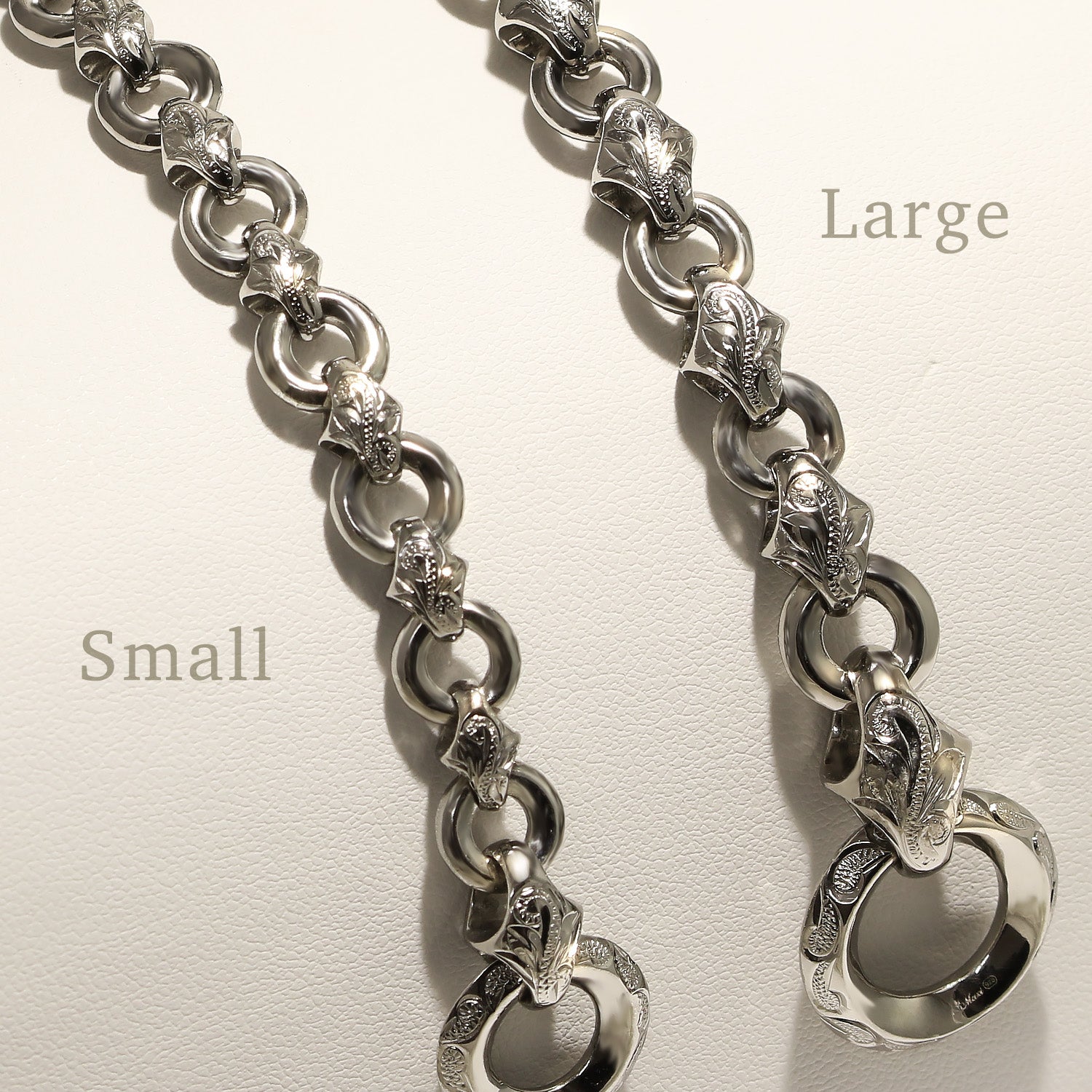 Maile Chain Links Bracelet_Small [Black Chrome Silver 925]