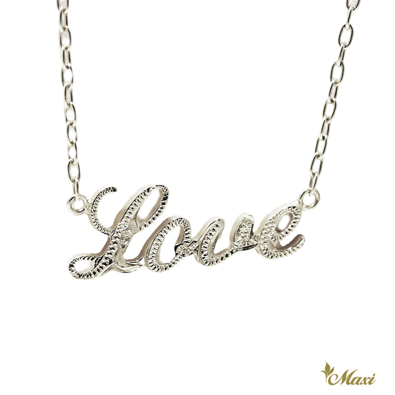[14K/18K Gold] Aloha/Laulea/Love Letter Necklace Small*Made to Order*(N0202)