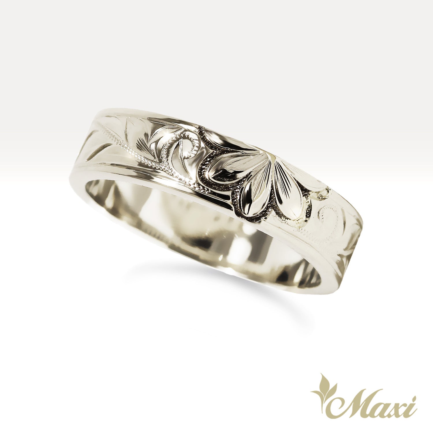 Naupaka Eternity Couple Rings [14K/18K Gold/Platinum]