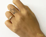 [14K Gold] 3mm Anuenue Rainbow Ring (R0731) *Made to Order* TRDSP　14金　リング　レインボー
