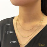 [14K Gold] 2mm Rope Chain