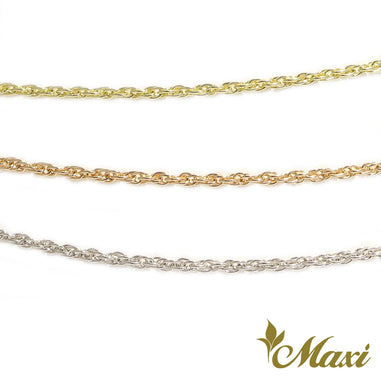 1mm Rope Chain [14K Gold] – Maxi Hawaiian Jewelry マキシ