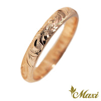 Baby Ring-3mm Barrel Ring [14K/18K Gold]