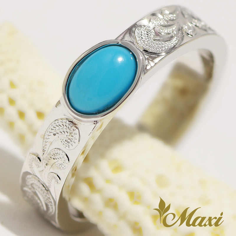 [14K Gold] 4mm Sleeping Beauty Turquoise Ring*Made-to-order*TRDSP　14金　ターコイズ　リング　オーダーメイド　カスタムオーダー