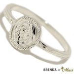 [Silver925] Brenda x Maxi / Coin Edge Petite Disc Ring [Made to Order] (R0827)