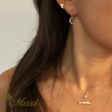 Diamond Head Necklace Small [14K Gold] – Maxi Hawaiian Jewelry