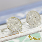 [Silver 925] Round Stud Pierced Earring *Made-to-order* (E0212)