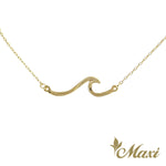 [14K Gold] Nalu Wave Necklace *Made-to-order*Newest
