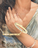 [14K Gold] Half Eternity Ring-2mm Diamond *Made to Order* (R0683)