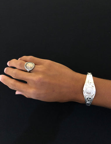 Vintage Mercury Dime Coin Wrap Ring [Silver 925] – Maxi Hawaiian 