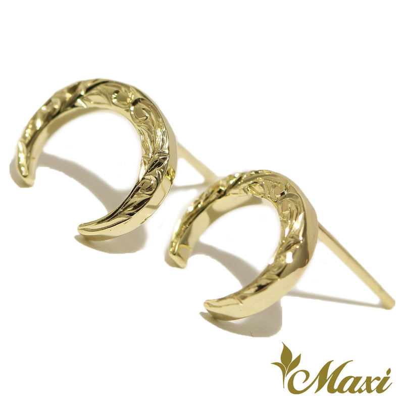[14K Gold]Naja Styled Pierced Earring*Made-to-order* (KE0034)