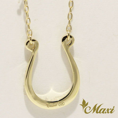 [14K Gold] Horseshoe Necklace *Made-to-order*(KN0002)
