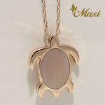 [14K Gold] Mother of Pearl-Honu Necklace*Made to Order*(N0030)