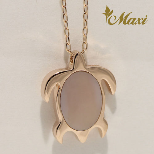 [14K Gold] Mother of Pearl-Honu Necklace*Made to Order*(N0030)