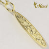 [14K Gold] Surfboard Pendant Large (P0172-1.2mm thick) [Made to Order]