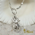 [Silver 925] Pineapple Pendant-Hand Engraved Traditional Hawaiian Design*Made-to-order* (P1160)