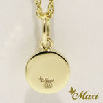 [14K/18K Gold] -BRENDAxMaxi- Petite Medallion Pendant*Made-to-order*(P1239)