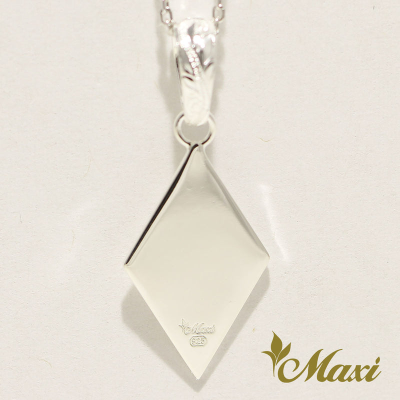[Silver 925]  BRENDA x Maxi - Coin Edge Plate Pendant *Made to Order*(P1241)