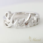 [Silver 925] Custom Letter Ring Large 10mm [Made to Order] (R0117)