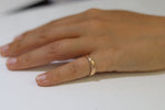 [14K Gold] 4mm Barrel Ring *Made to Order* (R0133)TRDSP　14金　4mm　リング
