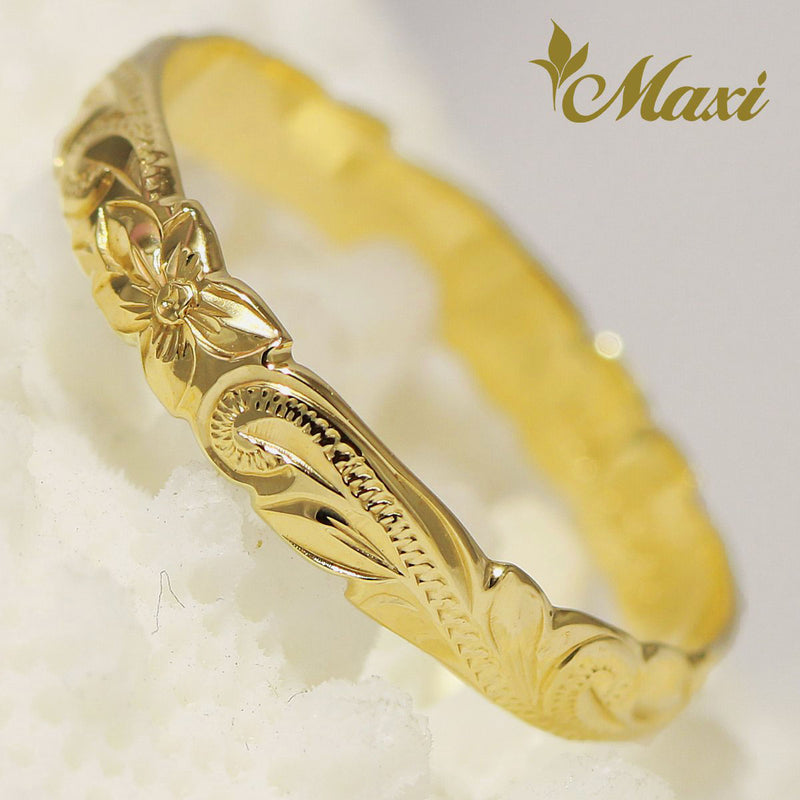 [Gold Plated Silver] 0.5mm thick 2.5mm Pinky Ring [Made to Order] (R0305-C)