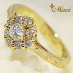 [14K Gold] Tiara Diamond Ring-Engagement/ Fashion(R0431) [Made to Order]