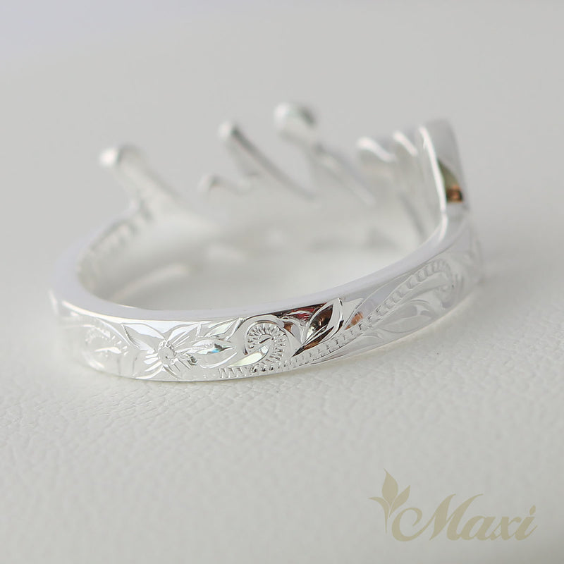 [Silver 925] Custom Letter Ring 6mm [Made to order](R0556SS)