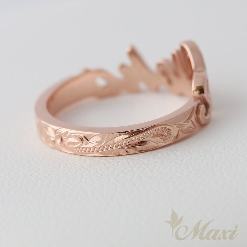 [14K Gold] Custom Letter Ring Small (R0556) *Made-to-order*