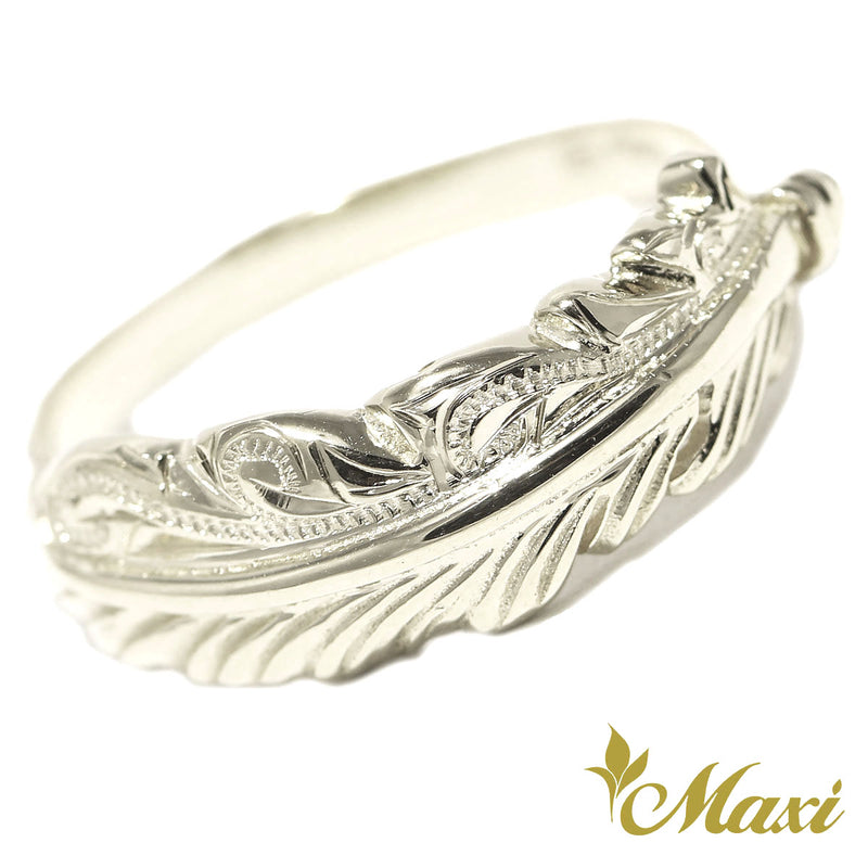 [Silver 925] Feather Ring  [Made to order] (R0650)