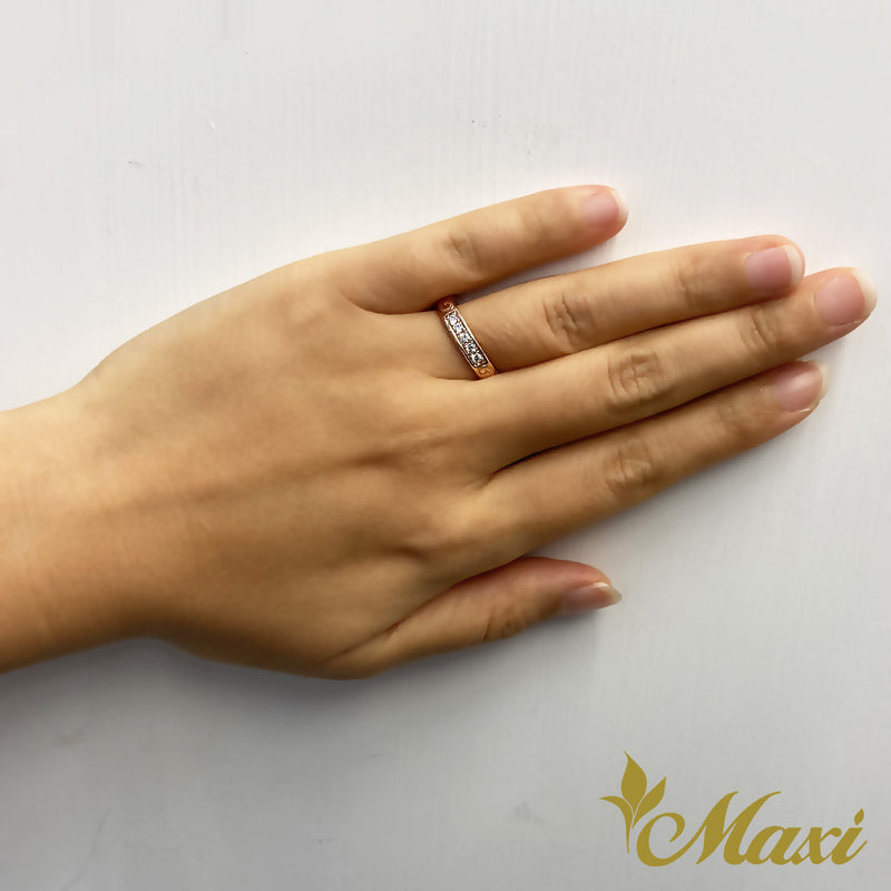 [14K Gold] 2mm Diamonds 3mm Ring [Made to Order] (R0659)
