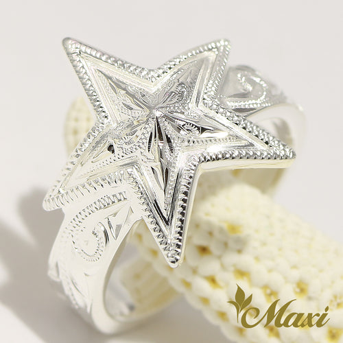 [Silver 925] -Star Ring [Made to Order] (R0795)