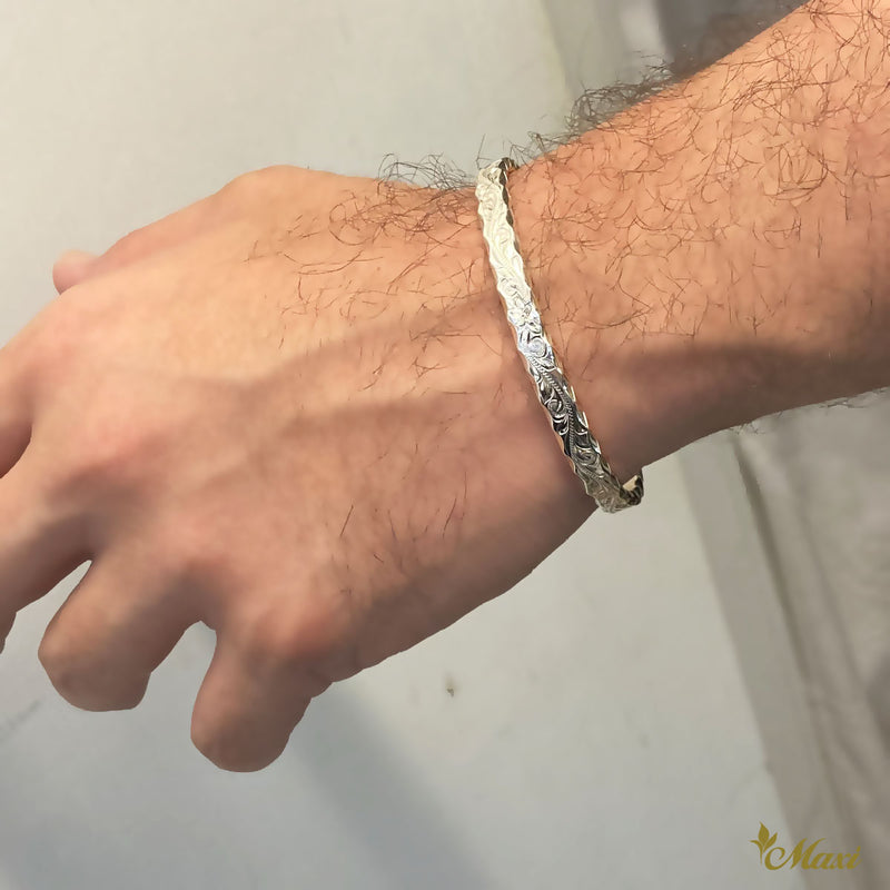 Buy quality silver men's heavy bracelet in Ahmedabad