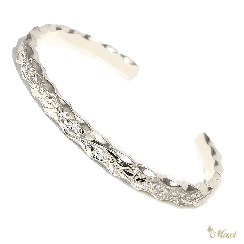 [Silver 925] 6mm Heavy Thickness Bangle Bracelet*Made-to-order* (B0582)