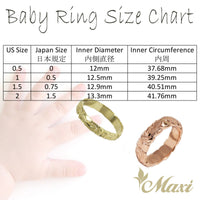 Baby Ring-3mm Barrel Ring [14K/18K Gold]