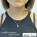 [14K/18K Gold] -BRENDAxMaxi- Petite Medallion Pendant*Made-to-order*(P1239)