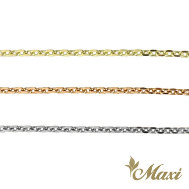 14K Gold] 1.5mm Cable Chain*Made-to-order*(CB40) – Maxi Hawaiian