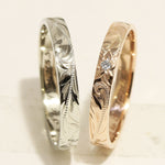 [14K Gold] Heart Couple Ring-Couple & Wedding *Made to Order*