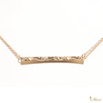 [14K Gold] Flat Bar Necklace *Made-to-order*Newest