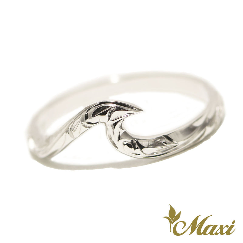 [Silver 925] Small Nalu Wave Ring [Made to Order] (KR0040SS)(Best Seller)