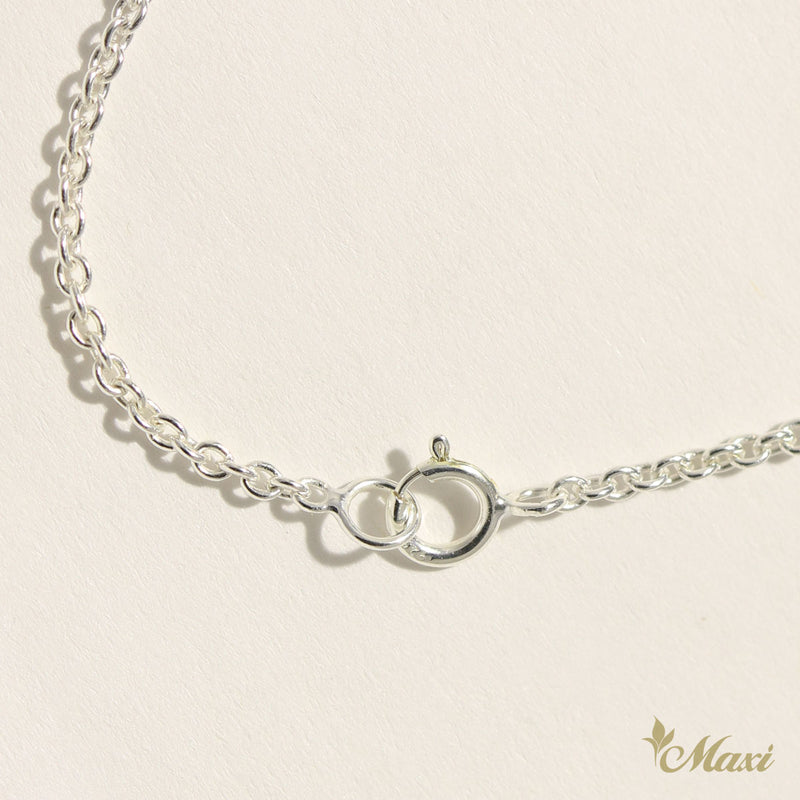[Silver 925] Honu(Hawaiian Sea Turtle) Design Chain Necklace *Made-to-order*(N0238)