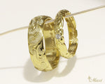 [14K/18K Gold] 5mm Naupaka Flower Ring - Couple 14金/18金　ナウパカリング