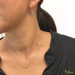 [14K Gold] Hoaka Crescent Moon&Hoku Star Necklace *Made to order*Newest