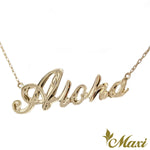 [14K/18K Gold] Aloha/Laulea/Love Letter Necklace Large(N0007)