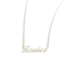 [Silver 925] Custom Letter Necklace Small*Made-to-order* (N0202)