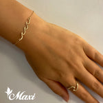 [14K Gold] Triple Nalu Wave Bracelet*Made to order*Newest