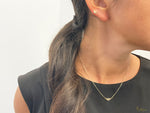 [14K Gold] Naupaka Flower Diamond Stud Pierced Earring*Made-to-order*